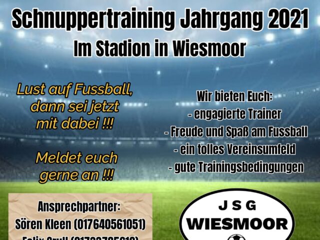 Neue Trainer für die Jüngsten – Schnuppertraining am 20.06.2026